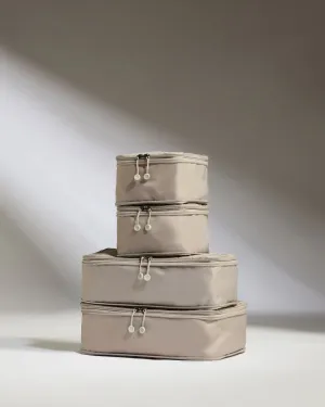 Packing Cubes In Taupe - Set Of 4 Hot Sale Today Limited Time Hot Deal
