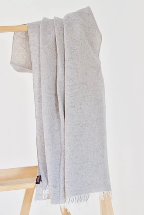 Pearl Grey Scarf In Beautiful Weave Hot Picks Today Exclusive Deal Inside