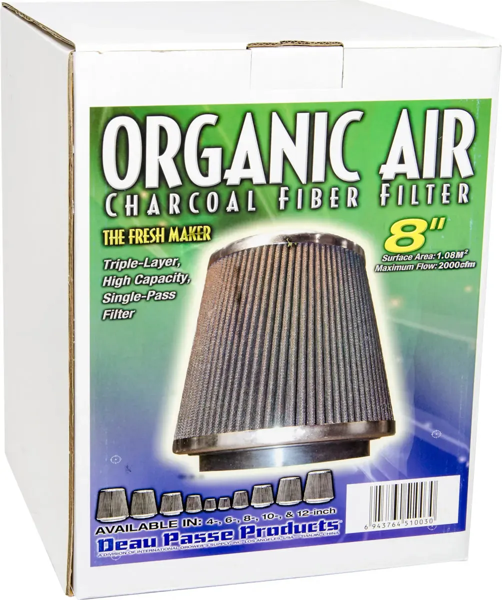 Phat Charcoal Fiber Odor Filter, 8 in.