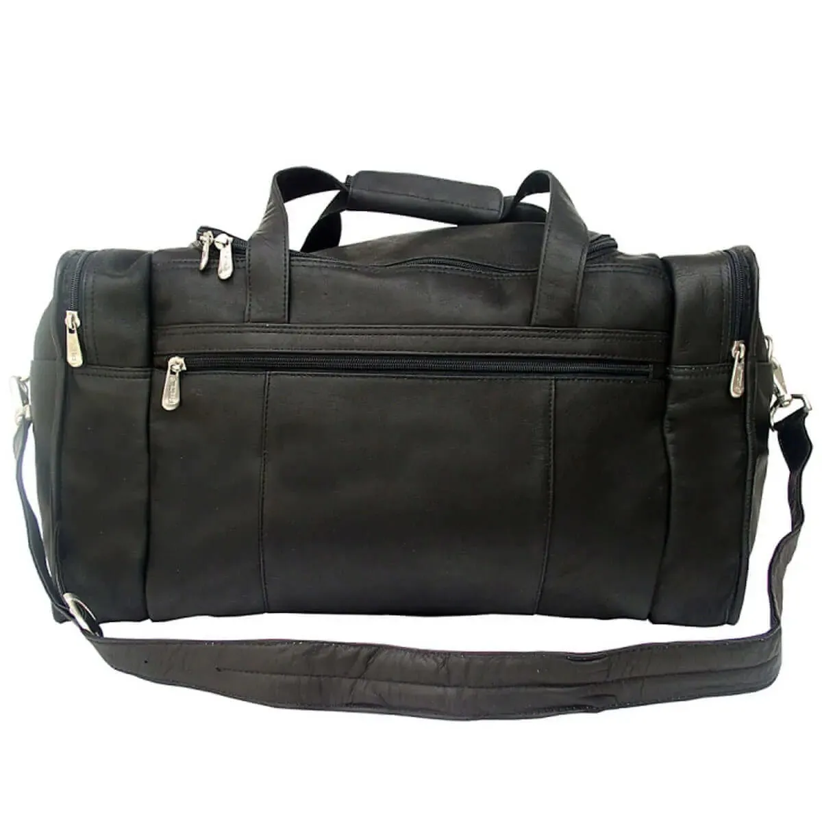 Piel Leather Travel Duffle With Side Pocket MustHave Items Shop the Savings Now