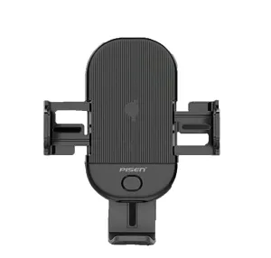 Pisen Gravity-Activated Car Vent Mount Vent Phone Holder Electric Bracket Wireless Charger Qi Car Holder(15W)Black MustShop Sale Todays Special Savings