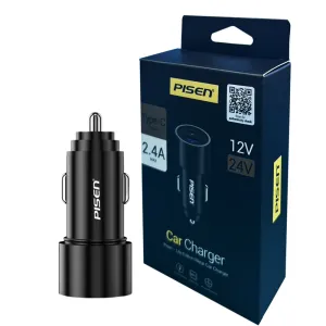 Pisen Metal Pd   Qc Fast Car Charger 36W (Black) 5 Pcs 26% Off Trending Hot Picks Shop Hot Picks