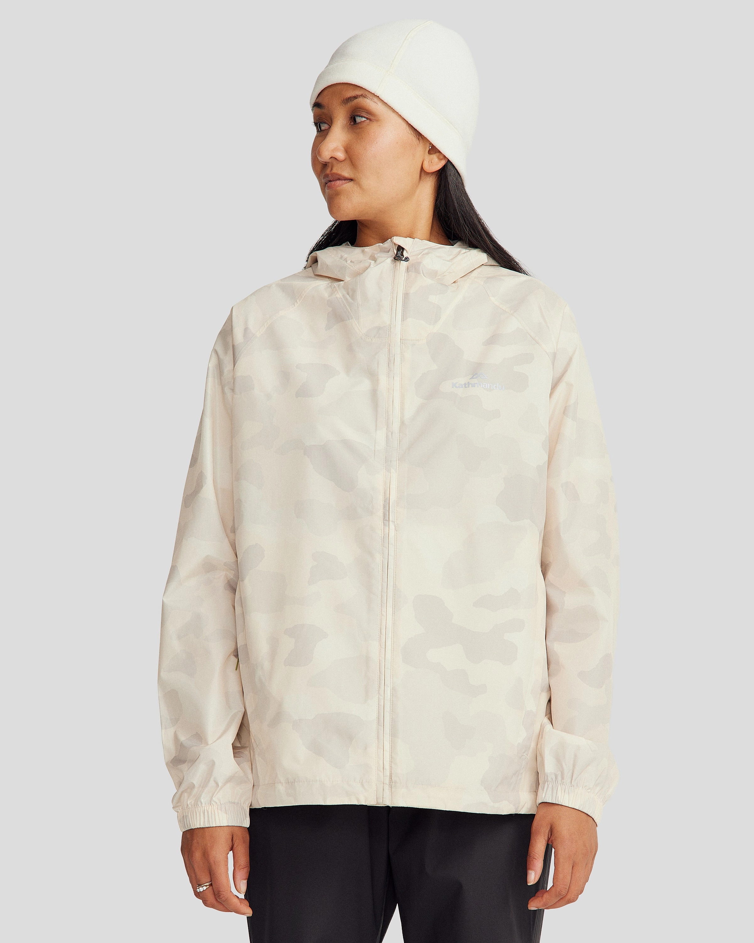 Pocket-It 2L Women'S Rain Jacket V4 - Natural Tree Camo Print Trendy Picks Today