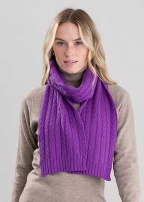 Cashmere Cable Scarf Dont Miss This Offer Big Price Drop
