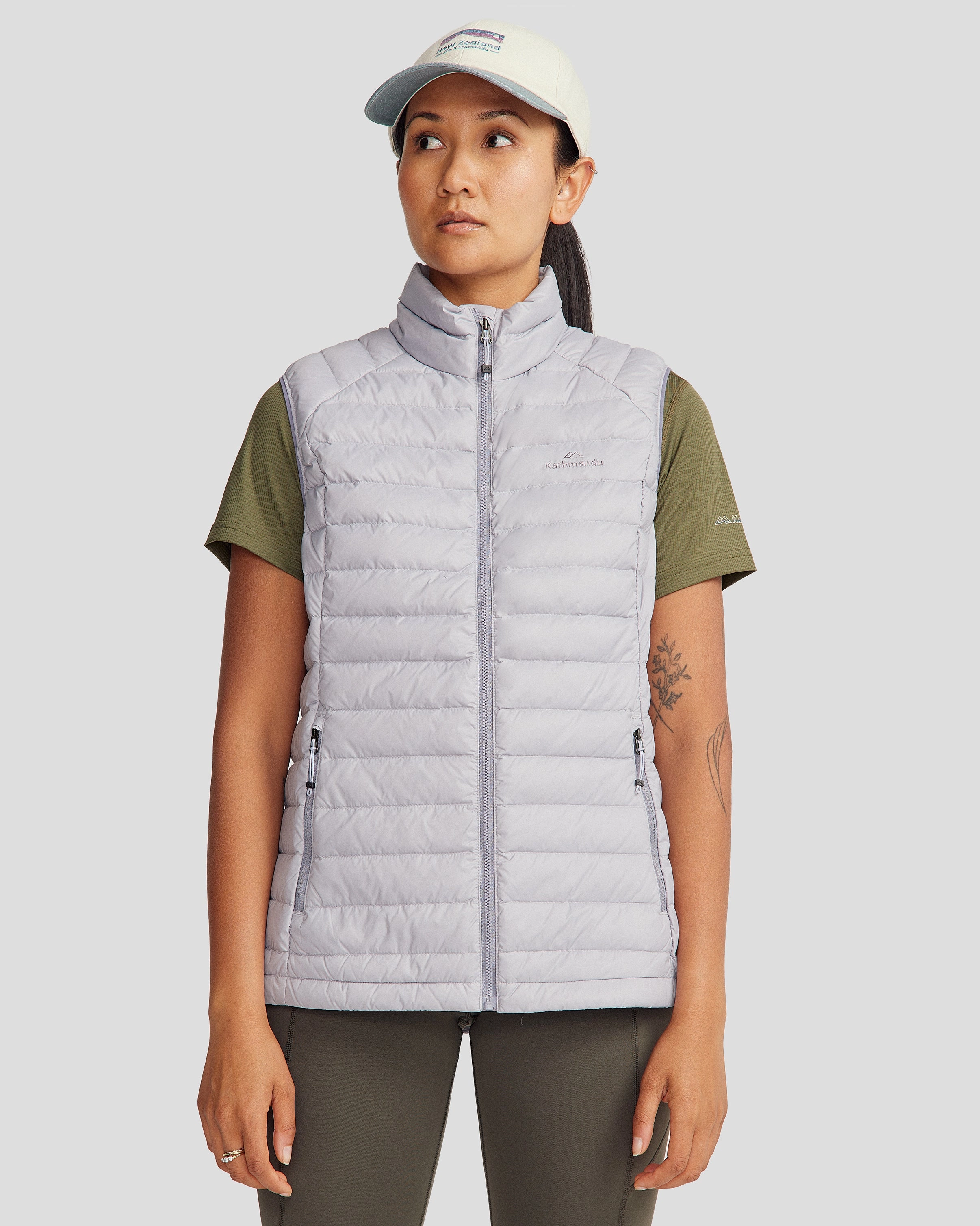 Women'S Heli Down Vest V2 - Light Haze Trending Offer Today