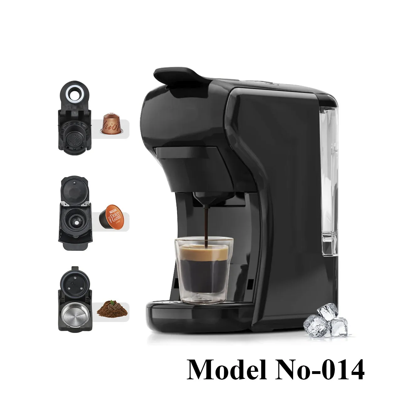 Primo Caf?? Coffee Capsules Machine, Black