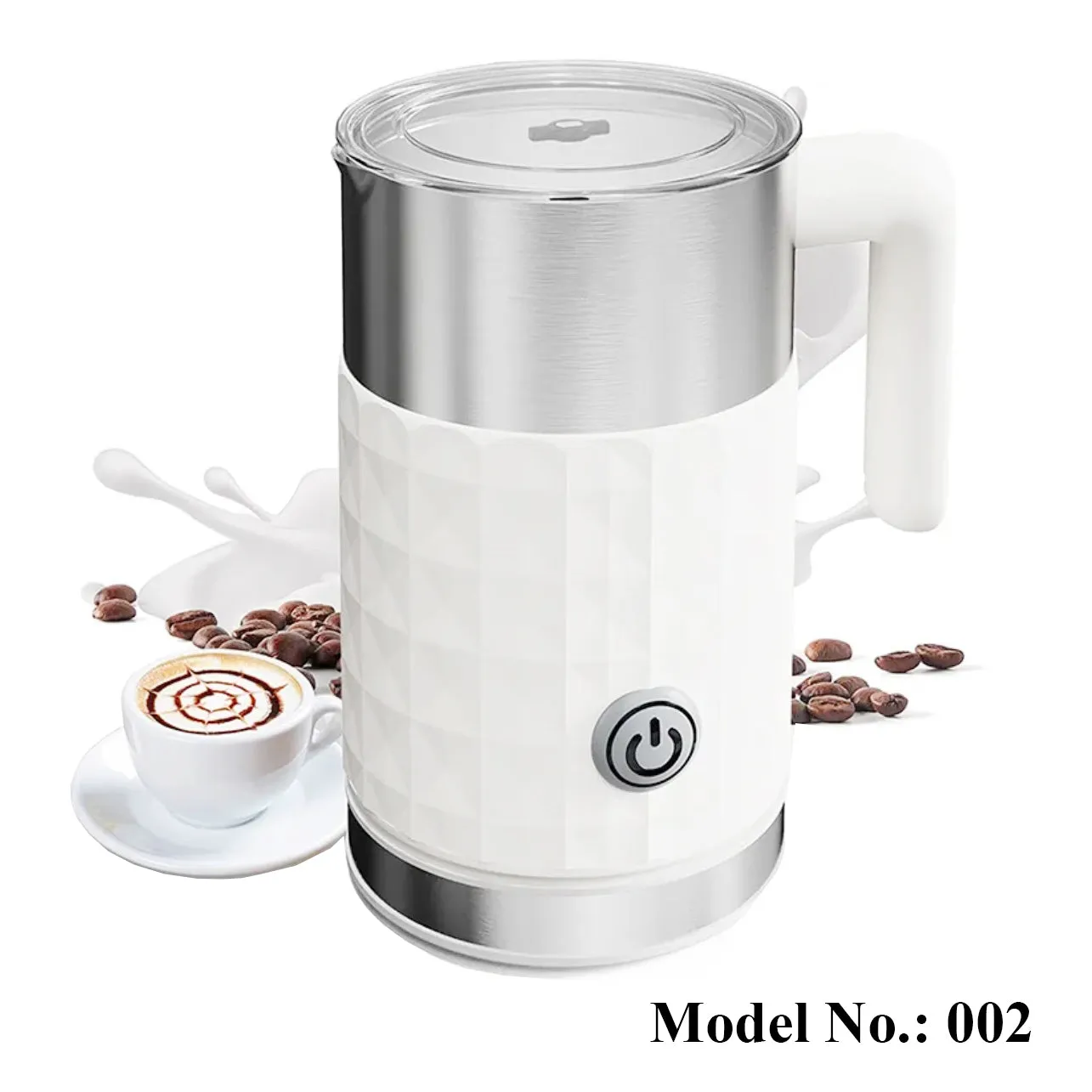 Primo Caf?? Milk Boiling Pot, White
