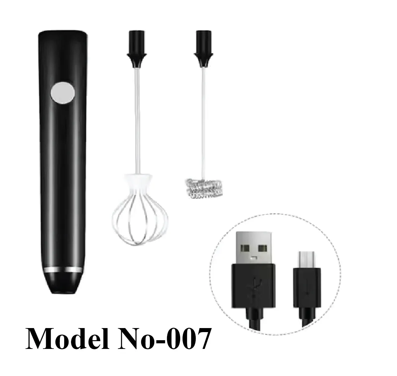 Primo Caf?? Milk Frother, Black