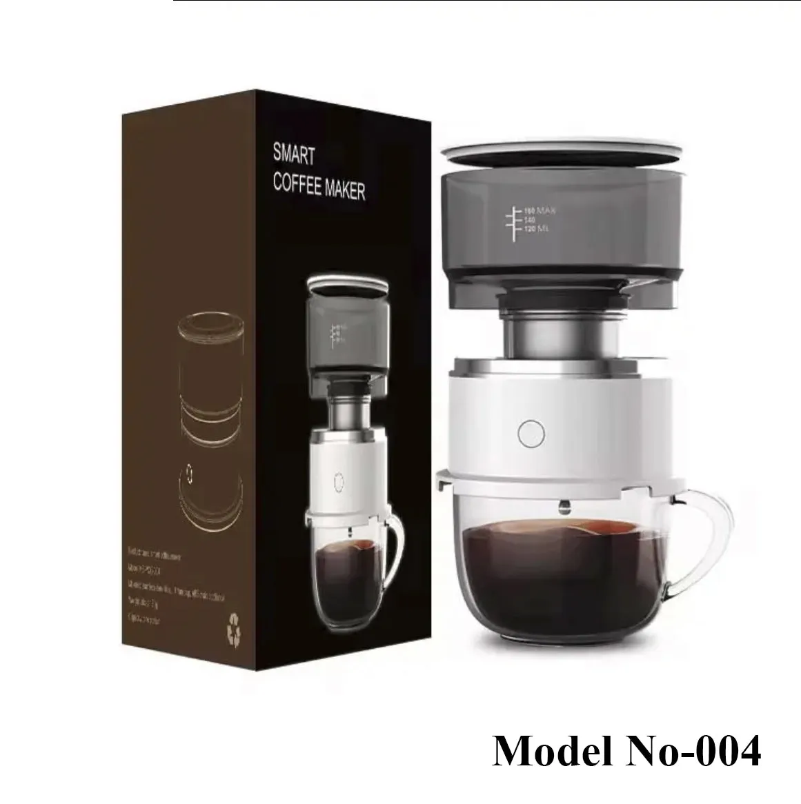 Primo Caf?? Small Drip Coffee Maker, Black