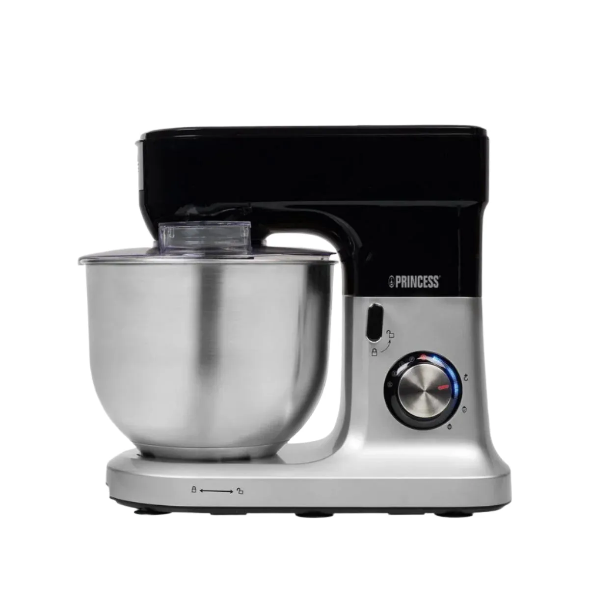 Princess Kitchen Machine Mixing Bowl Stepless, 8Lit, 1200Watts, Stainless Steel