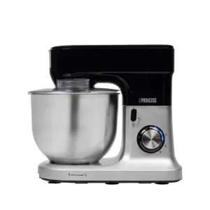 Princess Kitchen Machine Mixing Bowl Stepless, 8Lit, 1200Watts, Stainless Steel