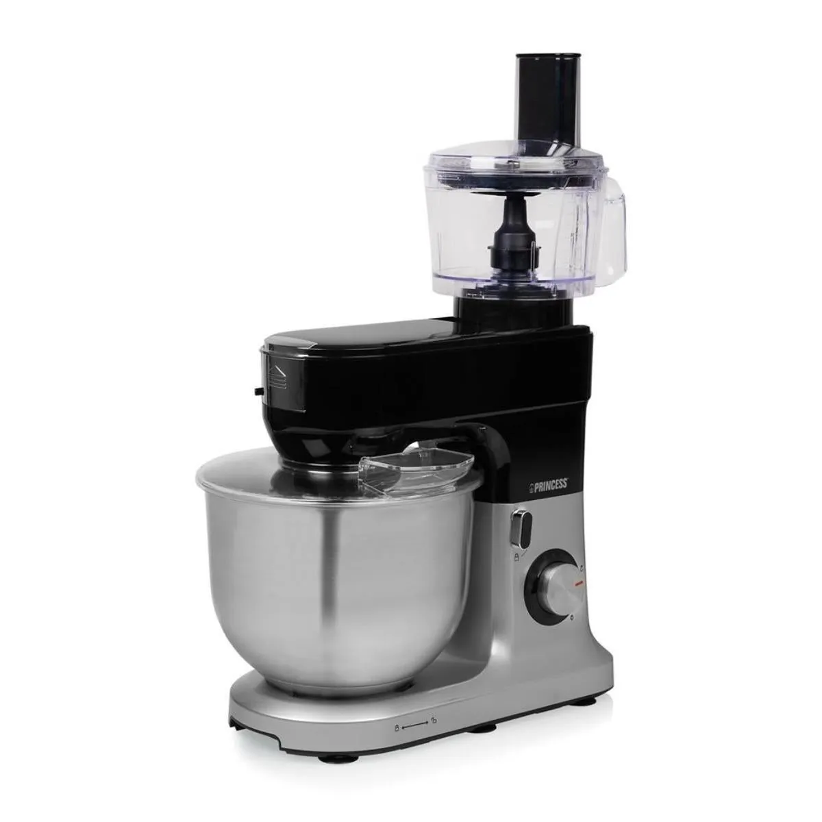 Princess Kitchen Machine Mixing Bowl Stepless, 8Lit, 1200Watts, Stainless Steel