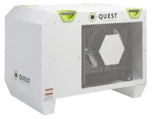 Quest 506 High-Efficiency Dehumidifier with M-CoRR? Technology - 230V - 506 Pints/Day - MERV 13 Filtration