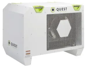 Quest 506 High-Efficiency Dehumidifier with M-CoRR? Technology - 230V - 506 Pints/Day - MERV 13 Filtration