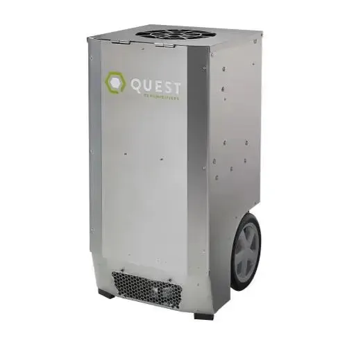 Quest CDG 174 Portable Series Dehumidifier - 120V - 176 Pints/Day - MERV 11 Filtration