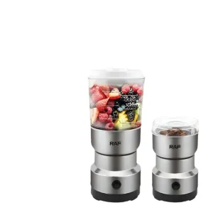 Raf Grinder With Juicer, 300Watts, Stainless Steel