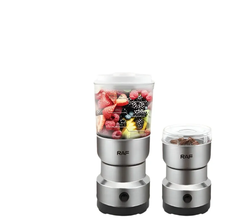Raf Grinder With Juicer, 300Watts, Stainless Steel