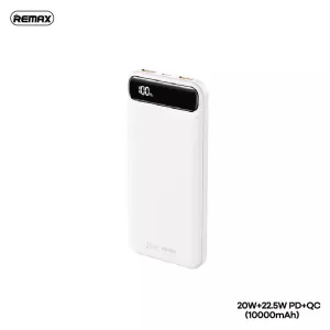Remax Rpp-520 Bole Series Pd20W Qc22.5W Fast Charging Power Bank 10000Mah - White Instant Hot Deal Mega Discount Today