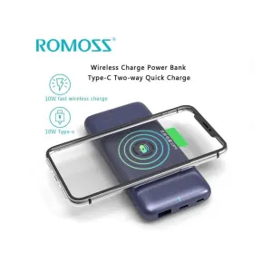 Grab It Now Dont Wait Save Today Romoss Wsl10 Wireless Power Bank 10000Mah Two Way Quick Charge