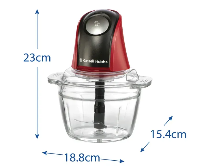Russell Hobbs Desire Mini Chopper, 350Watts, Black