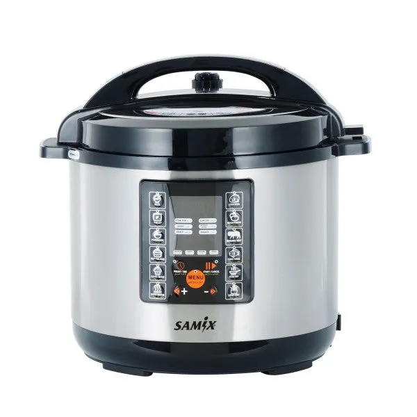 Samix Pressure Cooker 10 L 220-240 V 1600 W Black&Steel