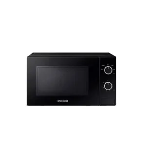 Samsung Microwave Oven, 20Lit, Full Glass Door, Metallic Edge, Dual Dial, 700 Watts, Black