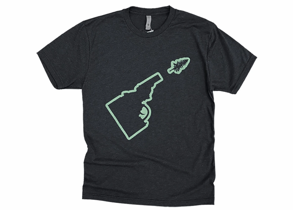 Men'S Idaho Tree-Gun Outline Tee Grab Your Deal Today EndofWeek Deals