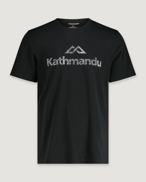 Daily Hot Deal MustShop Sale Kathmandu Logo Women'S Short Sleeve T-Shirt - Black Stingray