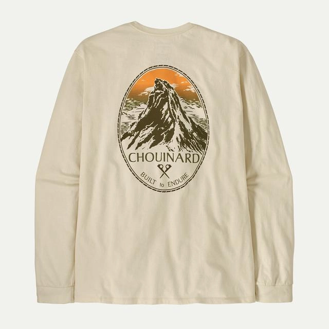 Today Only Hot Sale Men'S Long-Sleeve Chouinard Crest Responsibili-Tee