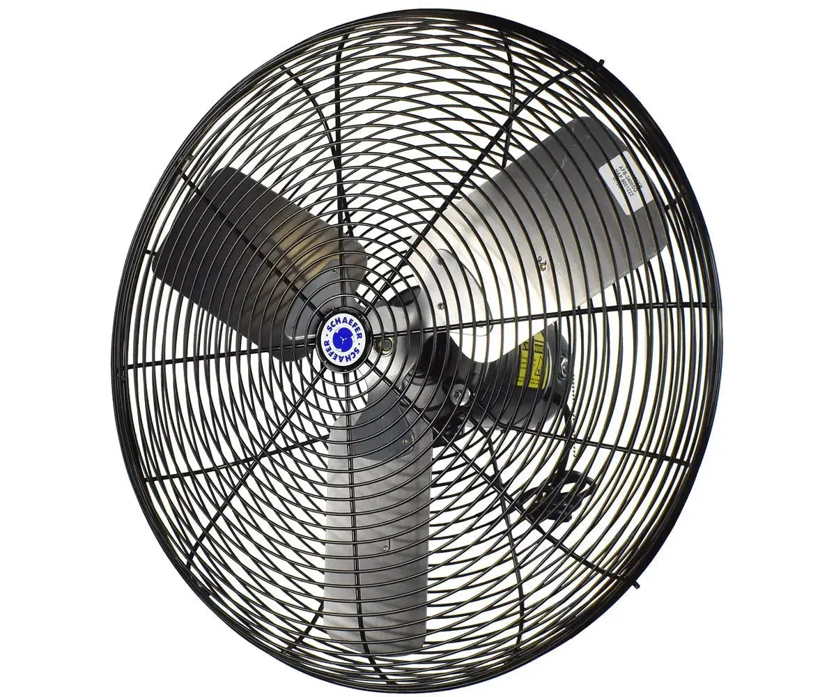 Schaefer 20 in. Oscillating Fan Head with OSHA Guards - Black
