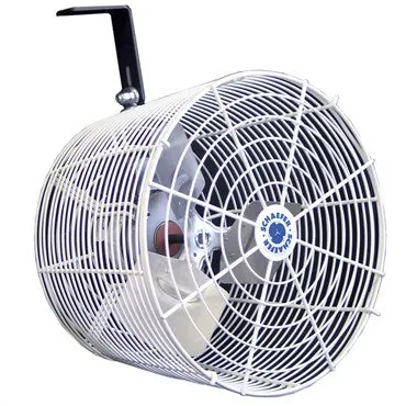 Schaefer Versa-Kool Circulation Fan 8 in w/ Tapered Guards Cord & Mount - 450 CFM