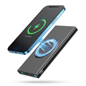 Joyroom Jr-W010 Magnetic Magsafe Power Bank 10000Mah Black Hot Discount Deal