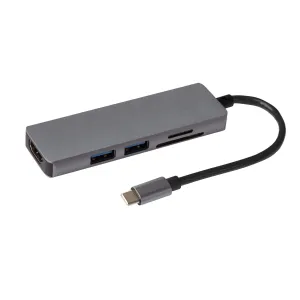 Best Seller Discount Exclusive Online Deal Maplin Usb-C Multiport Hub To 2X Usb-A 3.0 / Hdmi 4K / Sd Card Reader