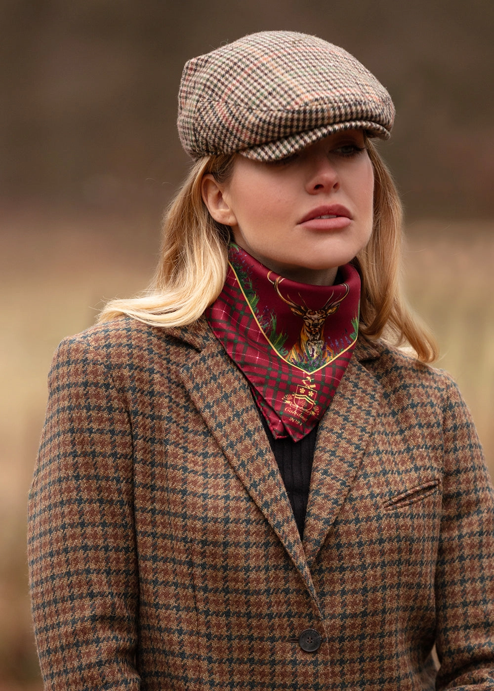 Caledonia Medium Silk Scarf Flash Discount Today