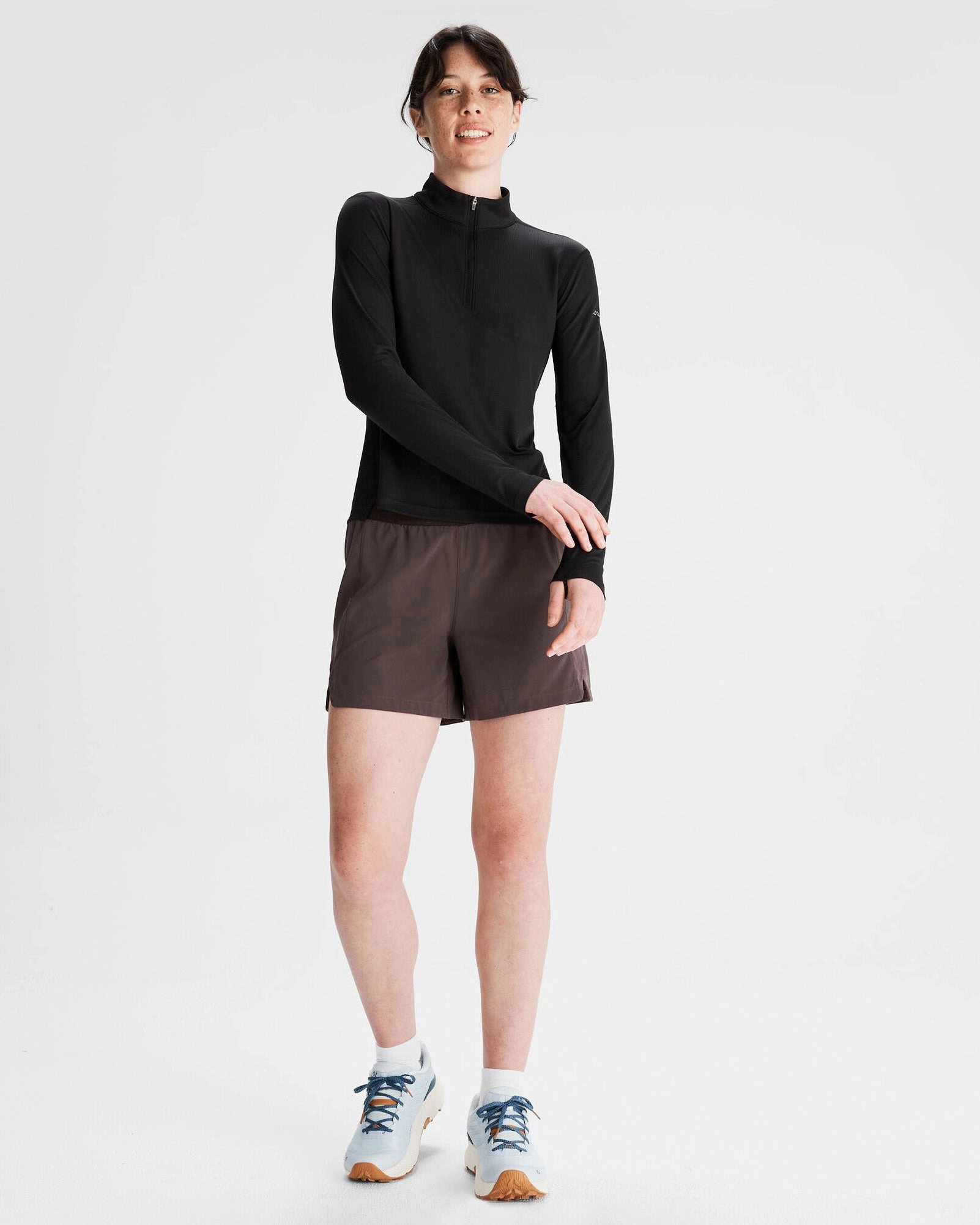Women'S Seeker Quarter Zip Top - Black Stingray Todays Mega Savings