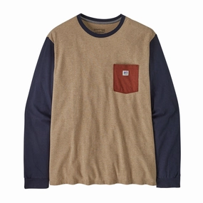 Trending Today Steal Instant Hot Deal Men'S Long-Sleeved Shop Sticker Pocket Responsibili-Tee