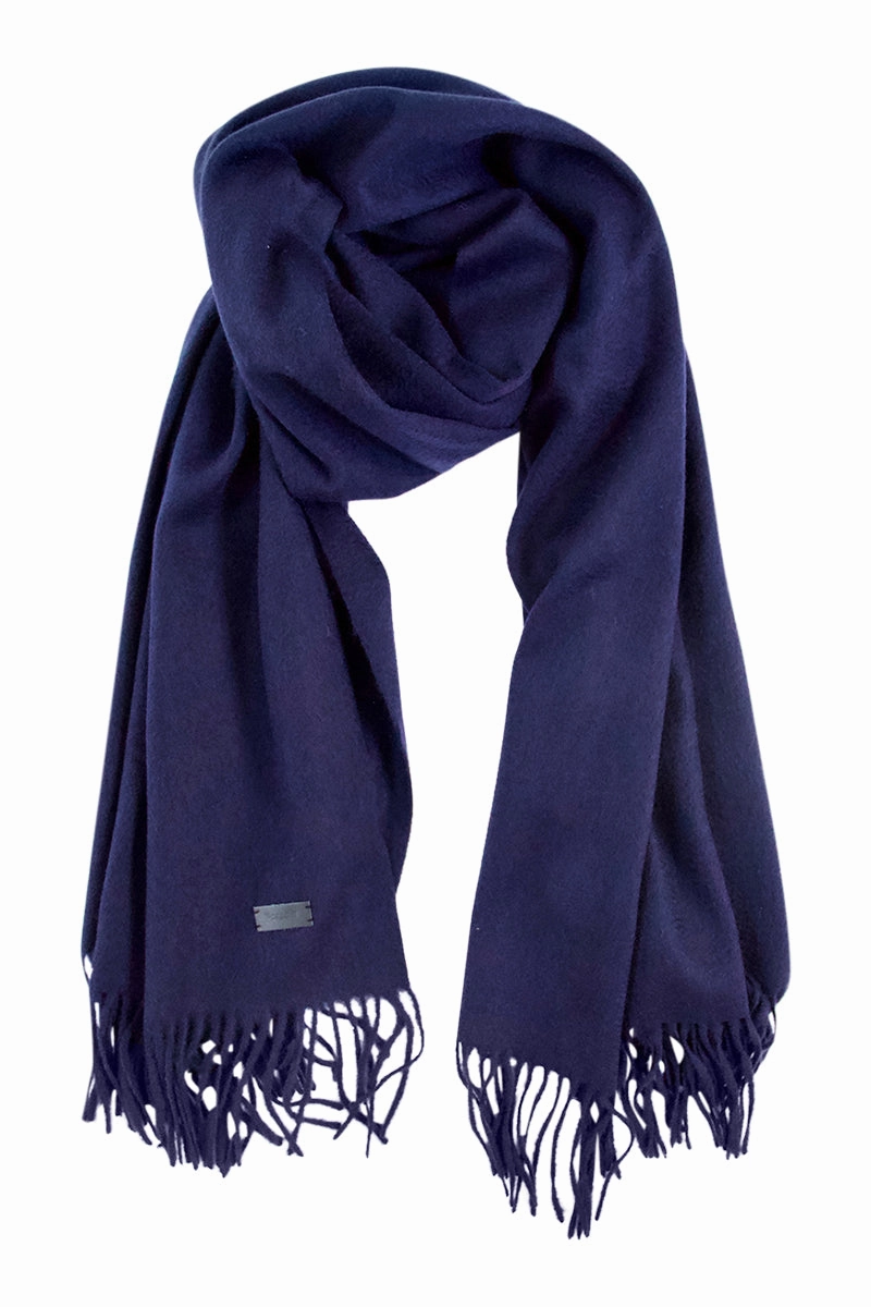 Save More Online Trendy Picks Today Blue Cashmere Scarf / Wrap - Pollini