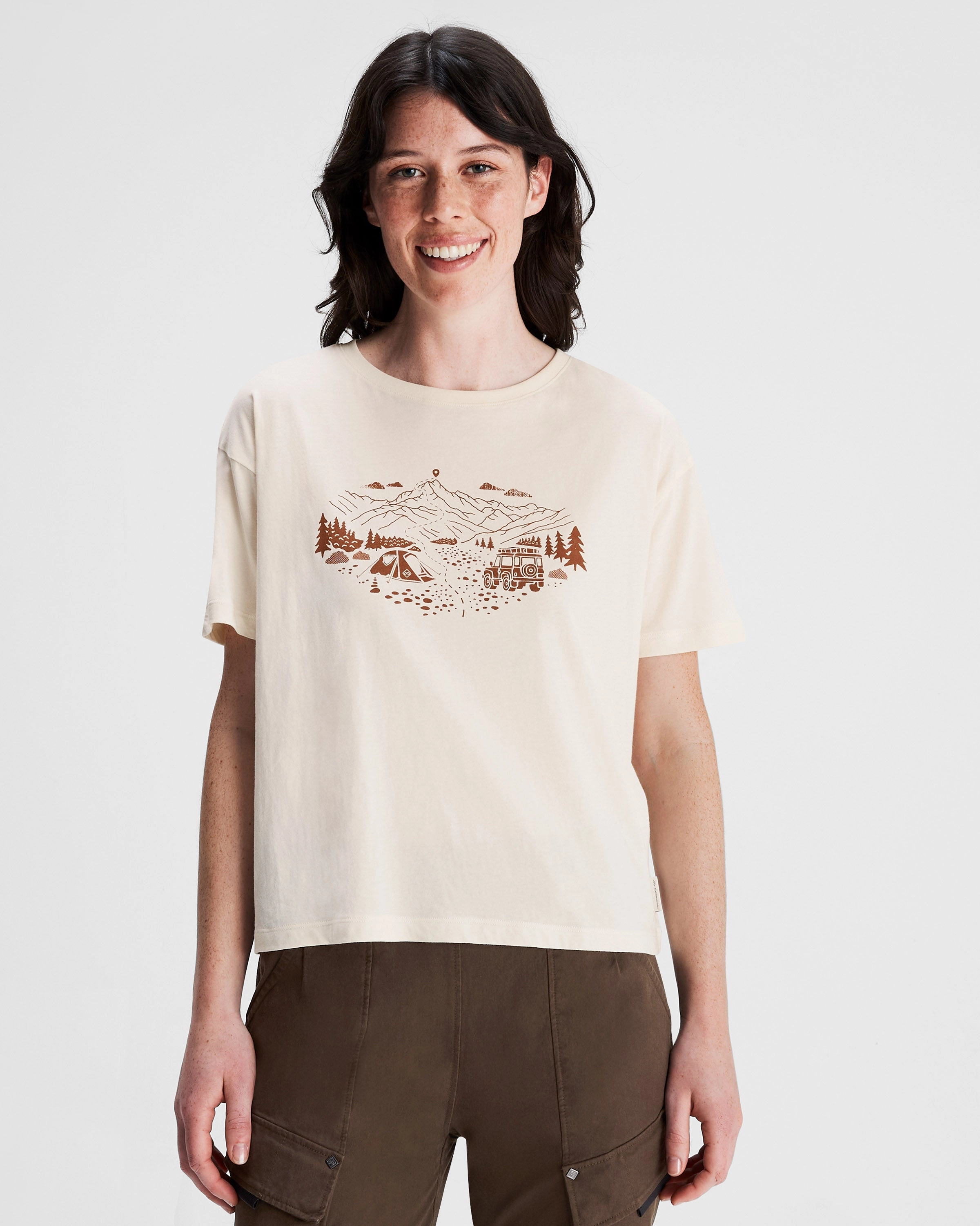 Todays Steal MustHave Deal Women'S Ridgeline Organic Cotton T-Shirt - Natural