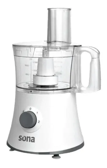 Sona Food Processor, 1.2Lit, 500Watts, White