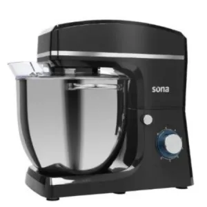 SONA Stand Mixer 3Speeds, 5Lit, 1500Watts, Black