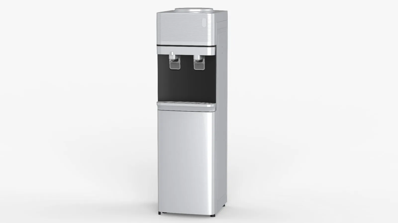 Sp Stand Water Dispenser Silver 2 Faucets