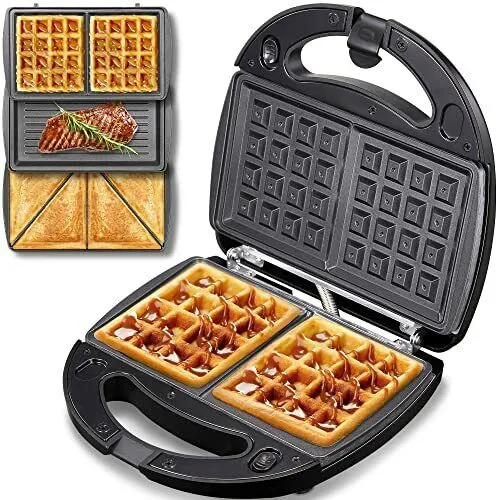Sp Waffle Grill Silver 750W