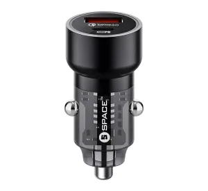 Instant Hot Deal Space Cc-180 Pd Quick Charge 3.0 Car Charger