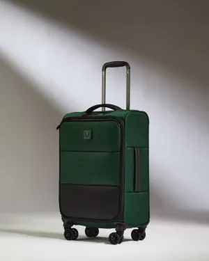Limited Time Discount Hot Pick Sale Lightest Cabin Suitcase In Antler Green - Soft Stripe 2.0