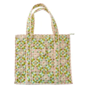 Price Drop Frenzy Shop Grab Savings On The Road Quilted Tote - Chelsea Gardens