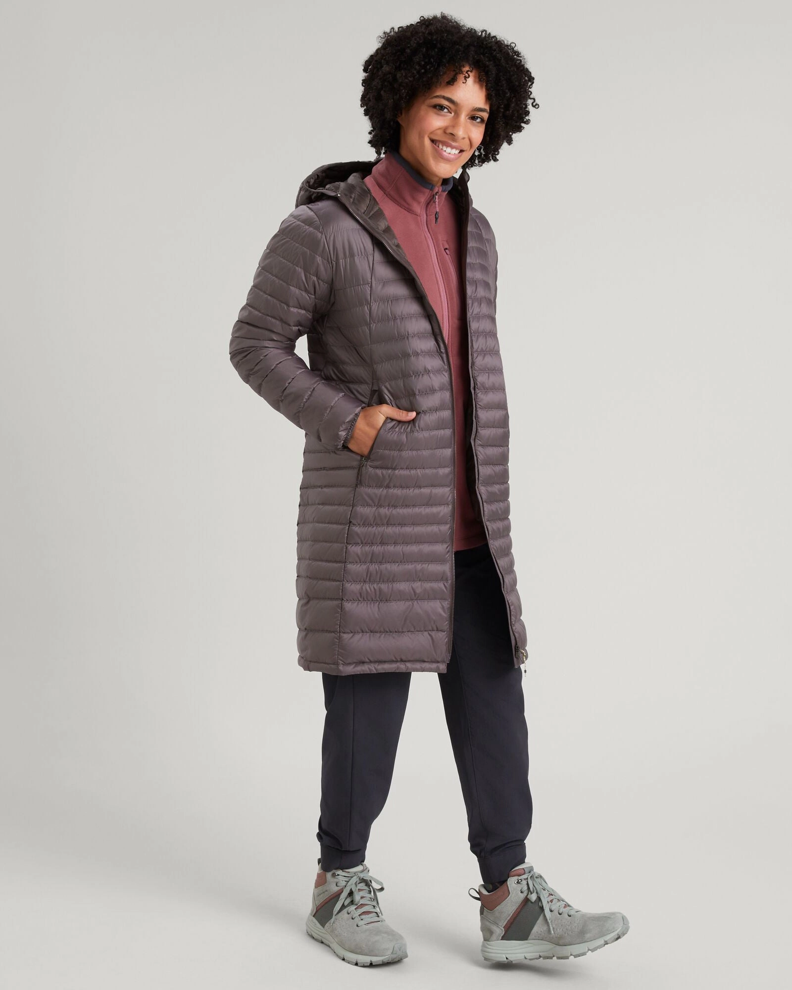 Dont Wait Save Today Women'S Heli R Down Parka Jacket - Light Quartz