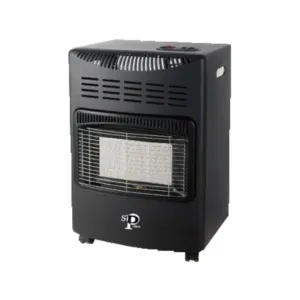 SPTECH Gas Heater, Safety System, Black