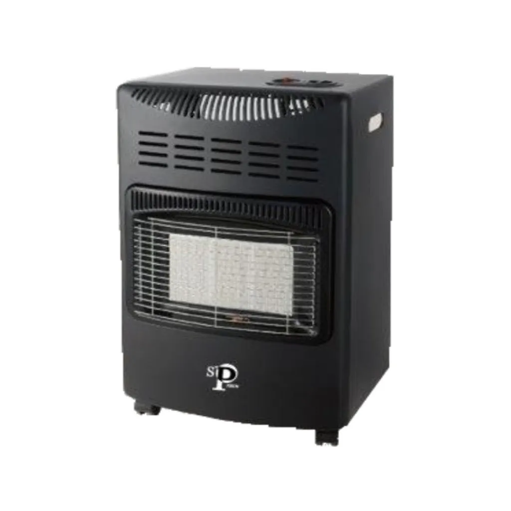 SPTECH Gas Heater, Safety System, Black