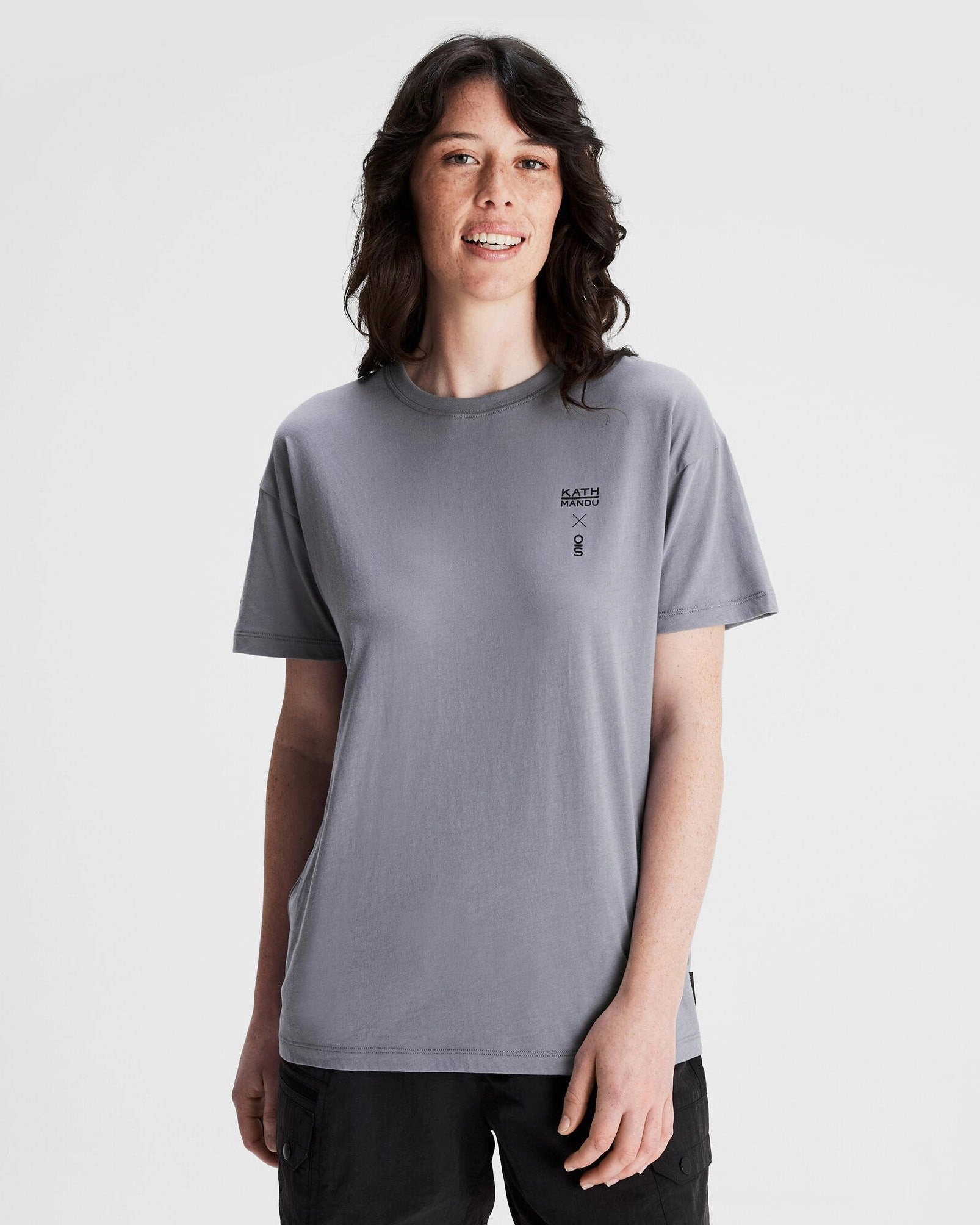 Online Deal Frenzy Hot Sale Frenzy Women'S O.Smither Lines Organic Cotton T-Shirt - Dark Haze