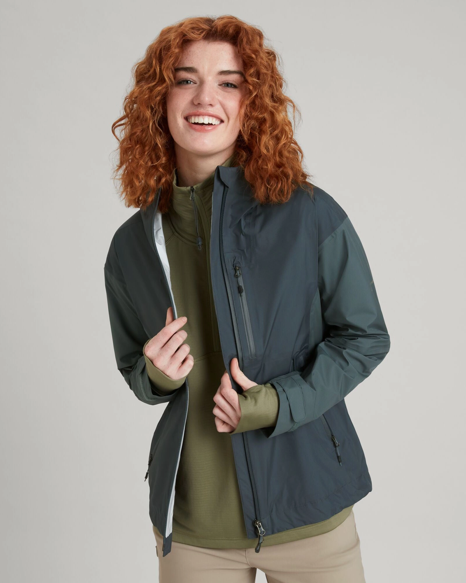 Limited Edition Offer Storm-Chaser 3 Layer Women'S Rain Jacket - Night/Light Night